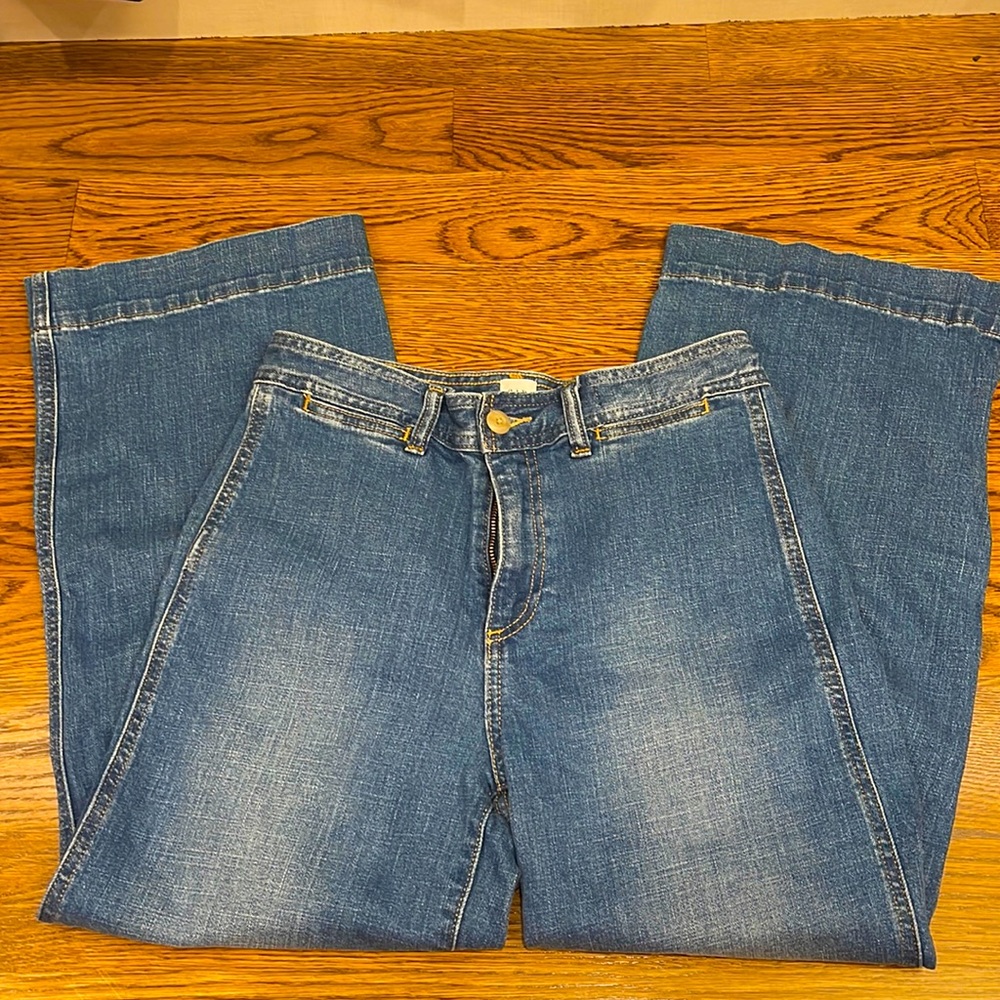 GAP Jean, Like New! High Rise Wide - Leg Crop